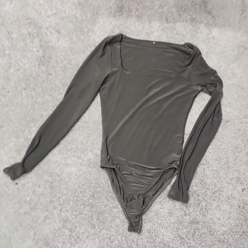 Long Sleeve Green Bodysuit